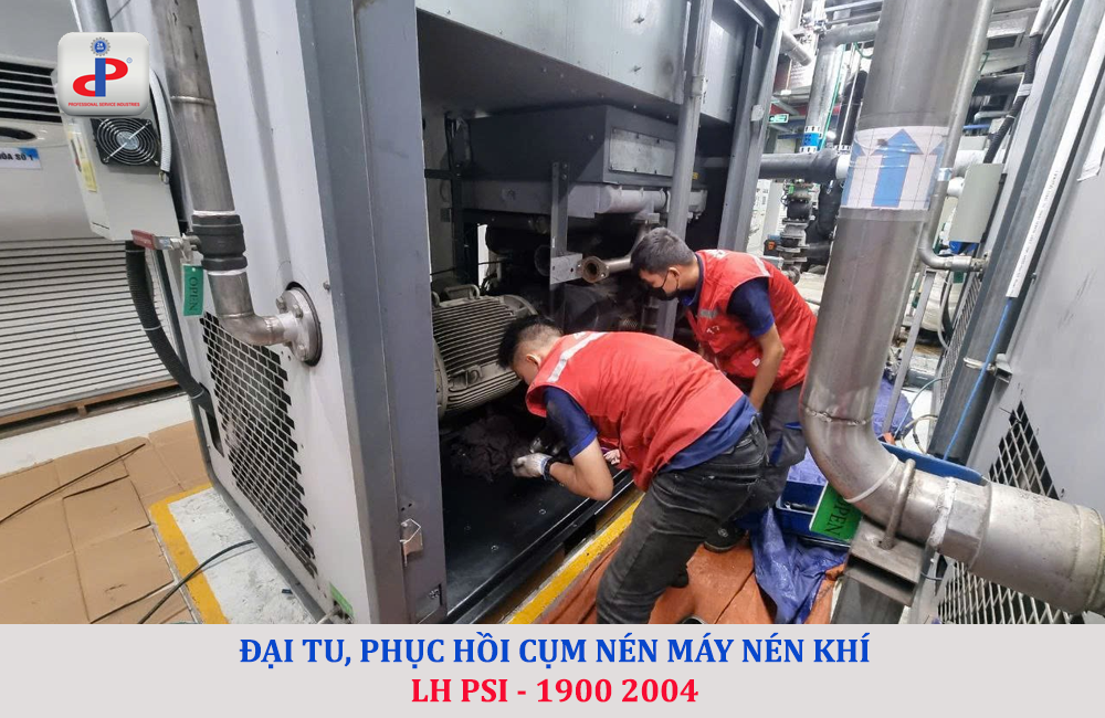 PSI đại tu máy nén khí số 1 Việt Nam