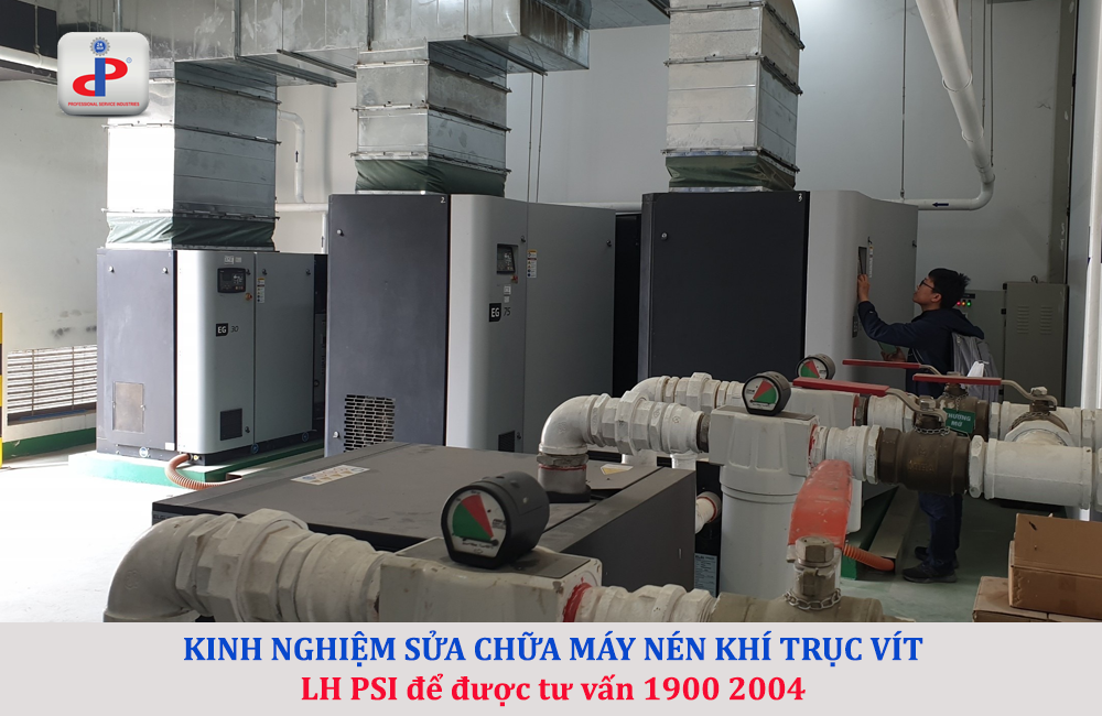 kinh nghiệm sửa chữa máy nén khí