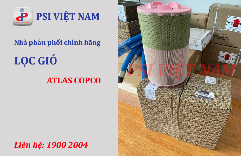 PSI cung cấp lọc giáo máy nén khí atlas copco chính hãng