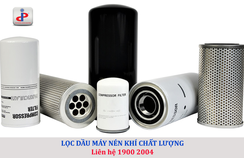 Lọc dầu máy nén khí các loại