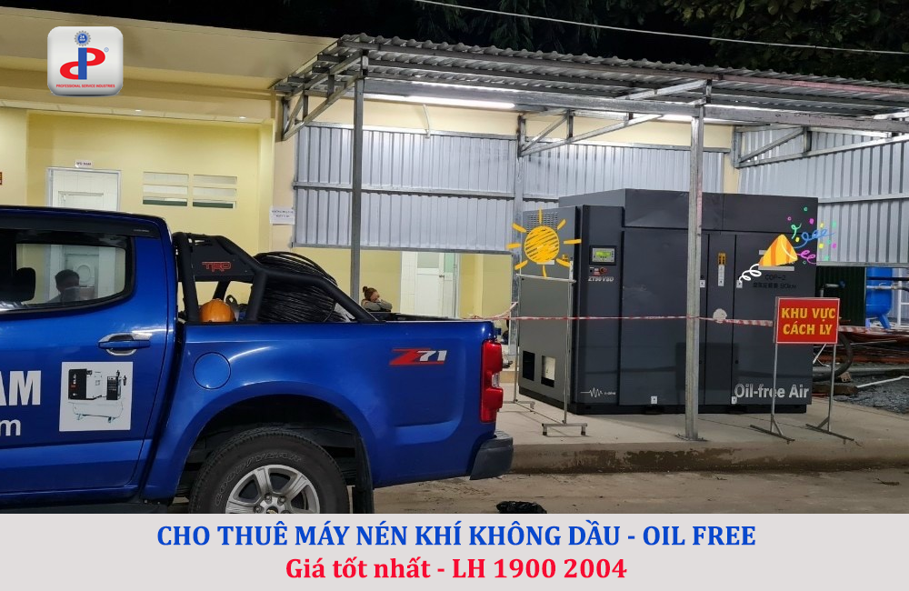 kinh nghiệm cho thuê máy nén khí không dầu