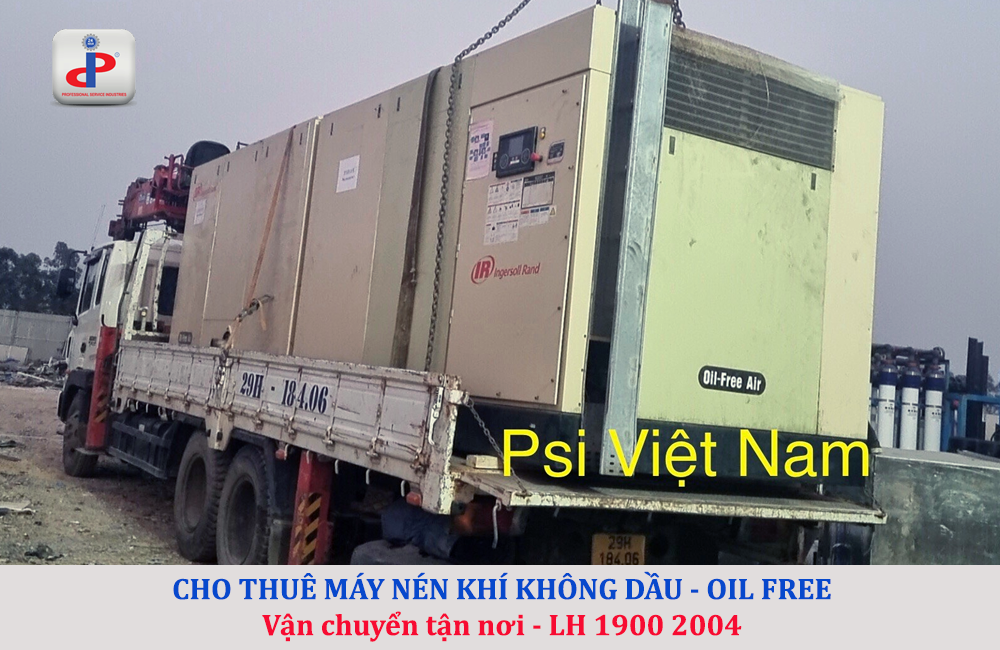 Cho thuê máy nén khí không dầu