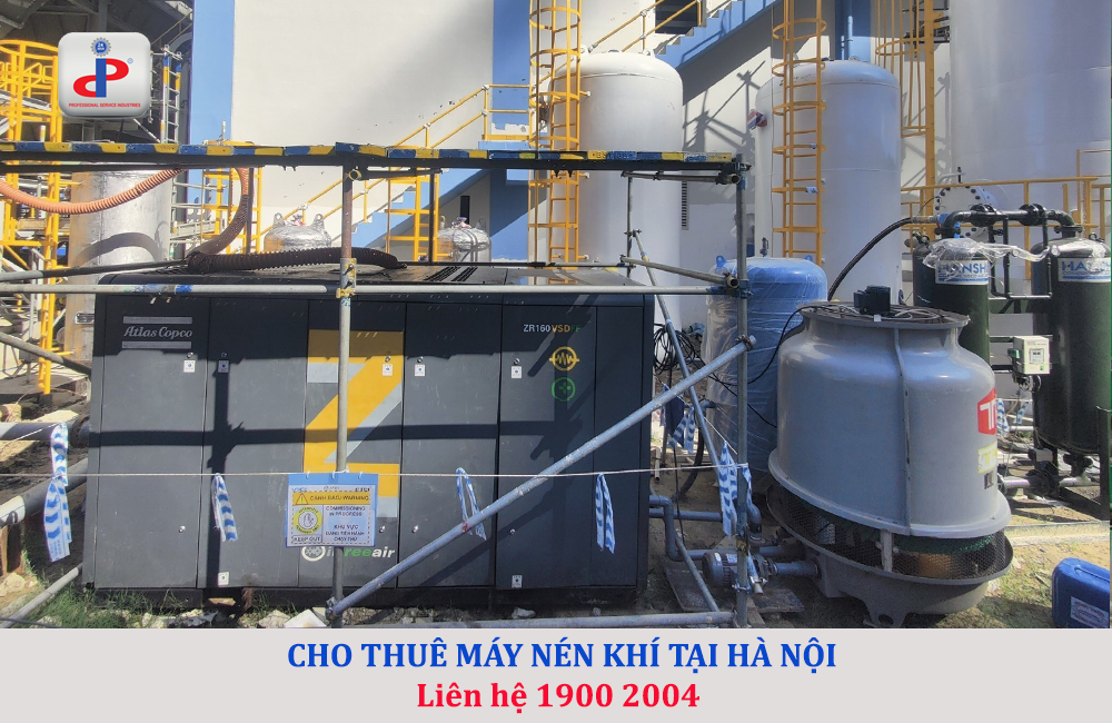 cho thuê máy nén khí tại Hà Nội