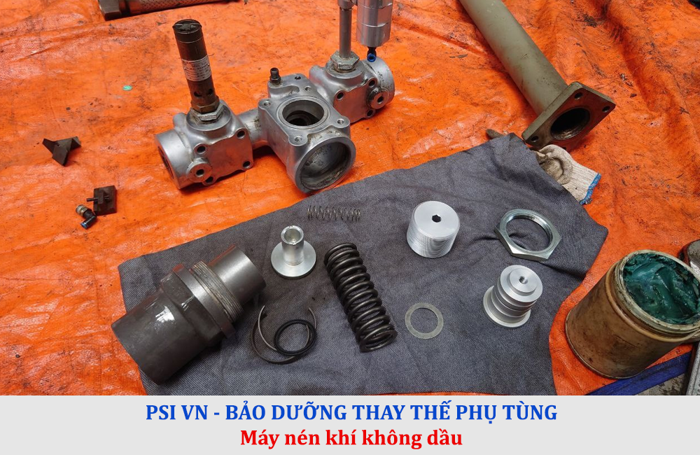 PSI bảo dưỡng phụ tùng máy nén khí không dầu