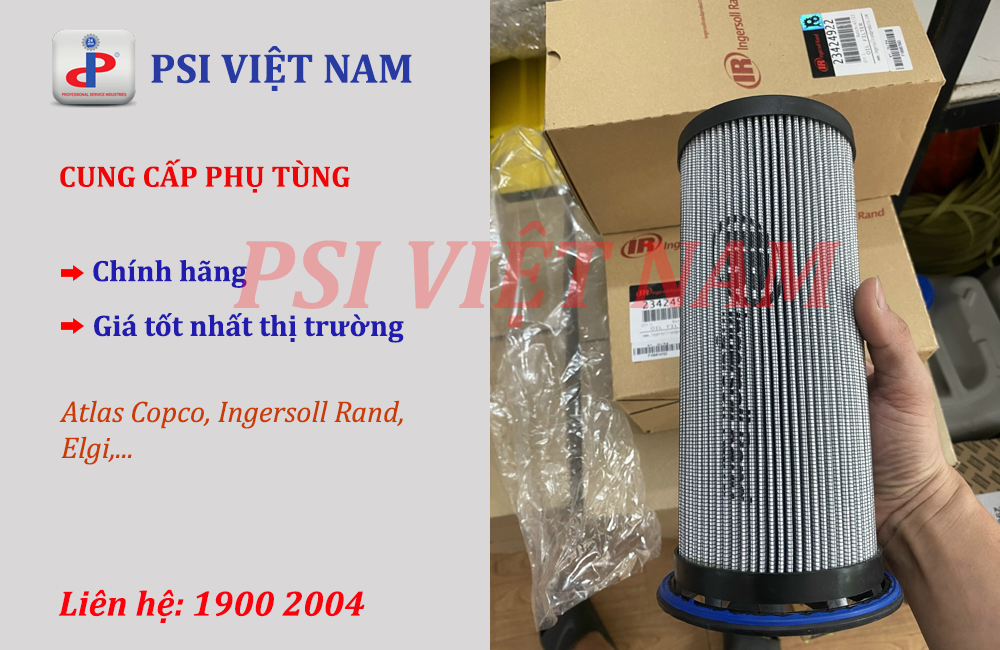 PSI cung cấp phụ tùng máy nén khí tại tphcm