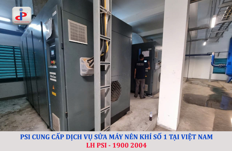 dịch vụ sửa lỗi máy nén khí atlas copco