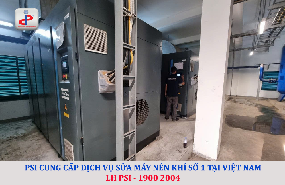 dịch vụ sửa lỗi máy nén khí atlas copco 