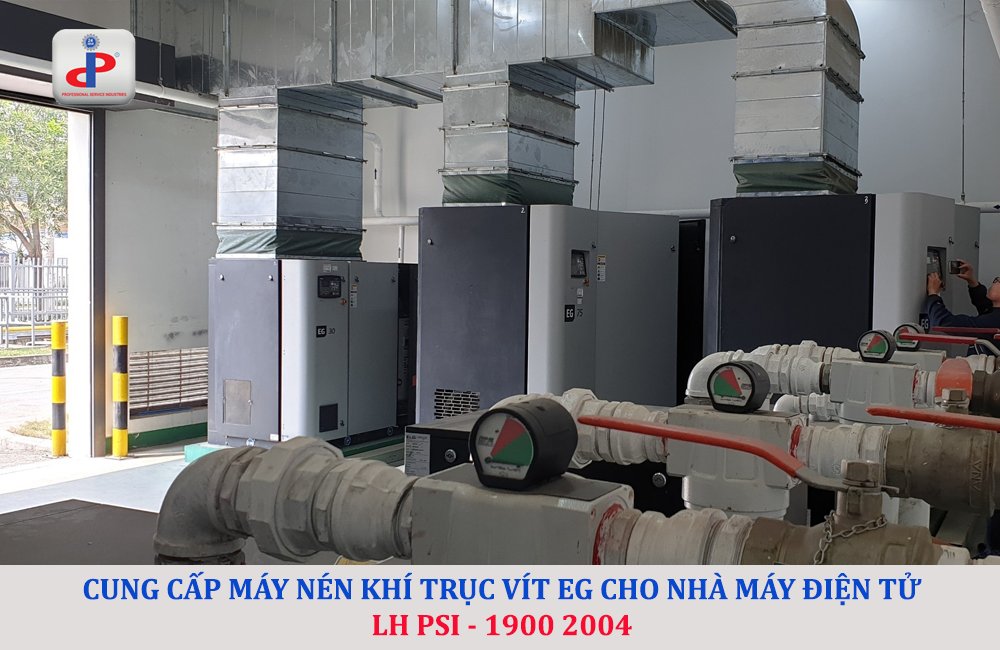 máy nén khí trục vít ELGI cho nhà máy điện tử