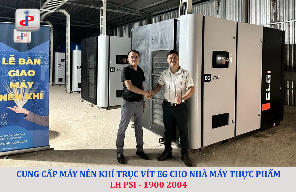 máy nén khí trục vít ELGI cho nhà máy thực phẩm