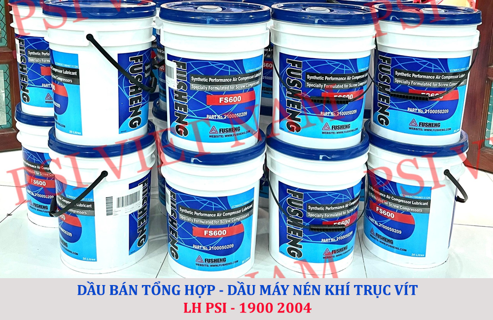 dầu máy nén khí trục vít - dầu bán tổng hợp