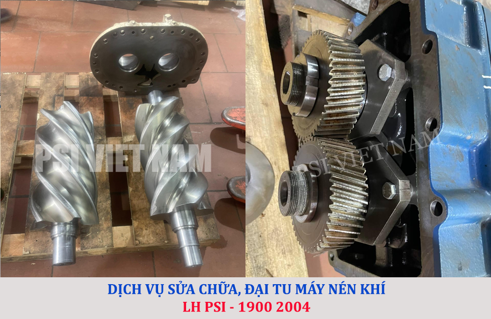 dịch vụ sửa chữa, đại tu máy nén khí