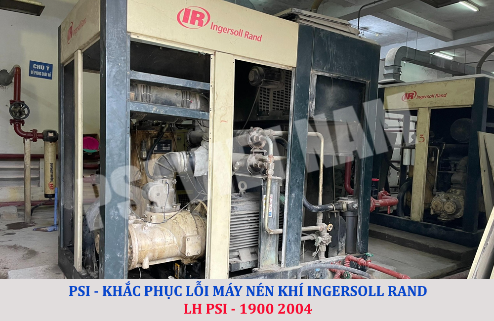 lỗi máy nén khí ingersoll rand nhiệt độ cao